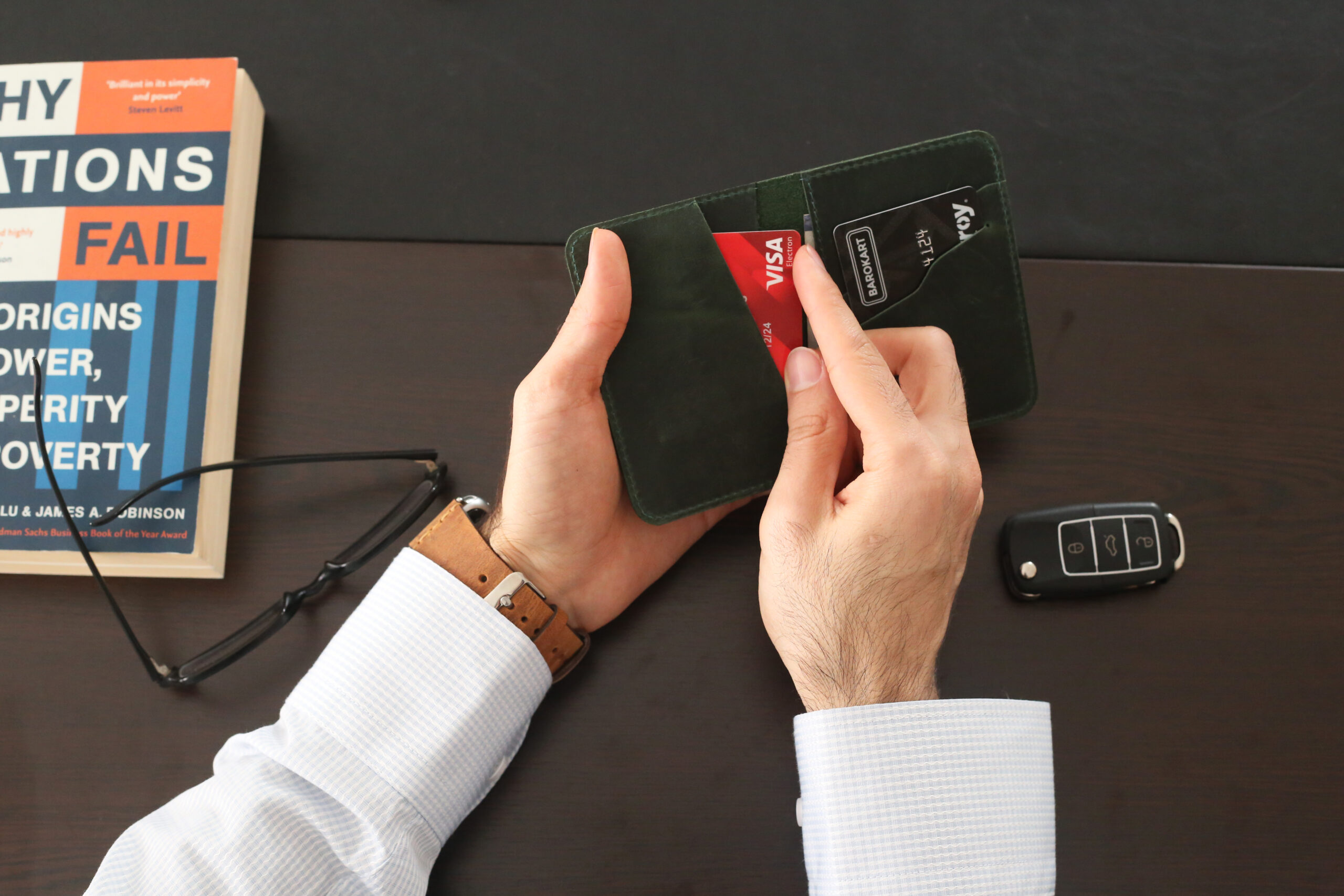 Minimalist Genuine Leather Card Holder